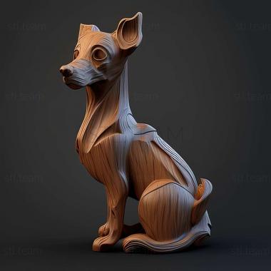 3D модель Валенсийская ратерская собака (STL)